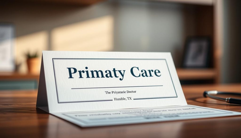 A close-up shot of a primary care doctor's credentials in a warm, professional setting. The credentials are displayed on a clean, wooden desk, bathed in soft, directional lighting that casts subtle shadows. The background is blurred, creating a sense of depth and focus on the credentials. The overall tone is one of expertise, credibility, and attention to detail, reflecting the high-quality care one would expect from a primary care doctor in Humble, TX. A close-up shot of a primary care doctor's credentials in a warm, professional setting. The credentials are displayed on a clean, wooden desk, bathed in soft, directional lighting that casts subtle shadows. The background is blurred, creating a sense of depth and focus on the credentials. The overall tone is one of expertise, credibility, and attention to detail, reflecting the high-quality care one would expect from a primary care doctor in Humble, TX.